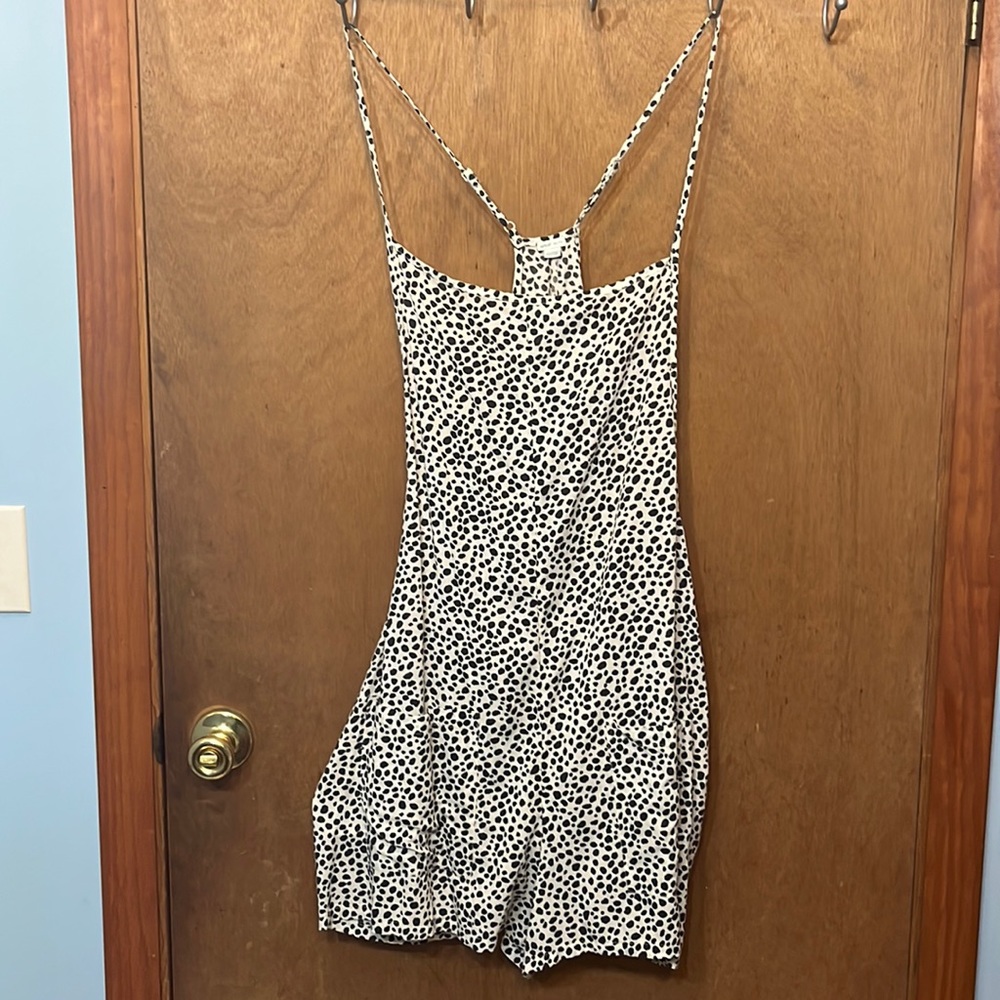 Leopard print romper